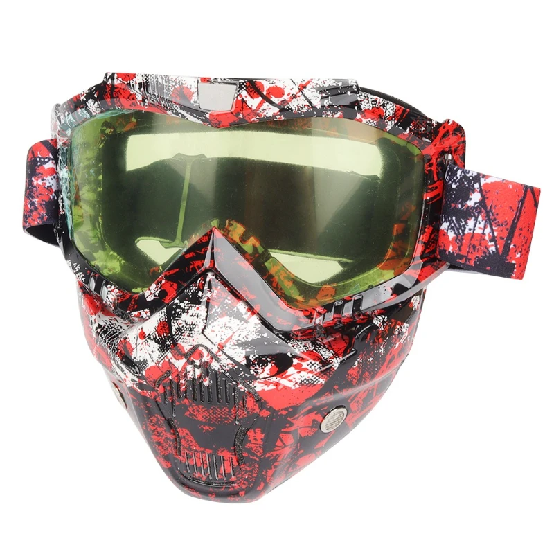 Motorcycle goggles, masks, off-road motorcycle breathable full face protection, off-road motorcycle masks, mountain bike helmets
