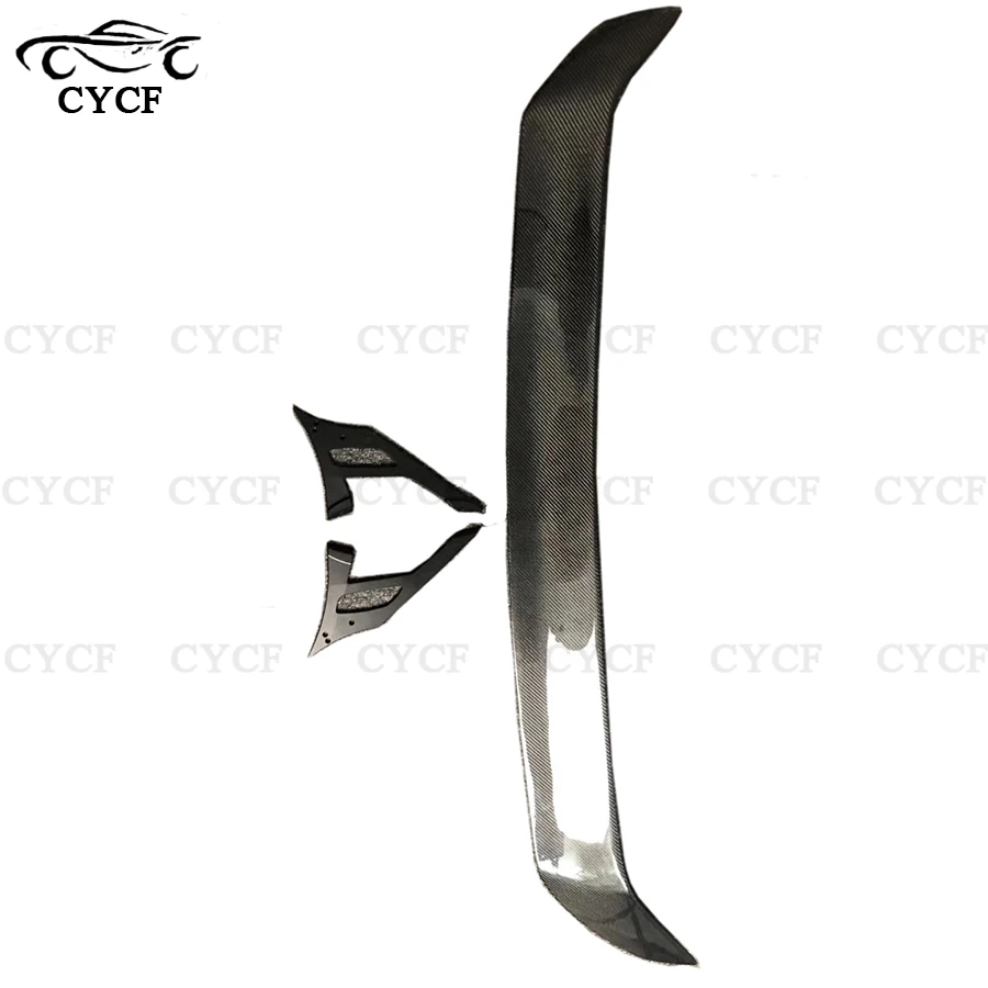 For Lexus High quality Carbon Fiber Spoiler Tail fins Rear Trunk Guide Wing Rear Wing Modified  upgraded Body Kit