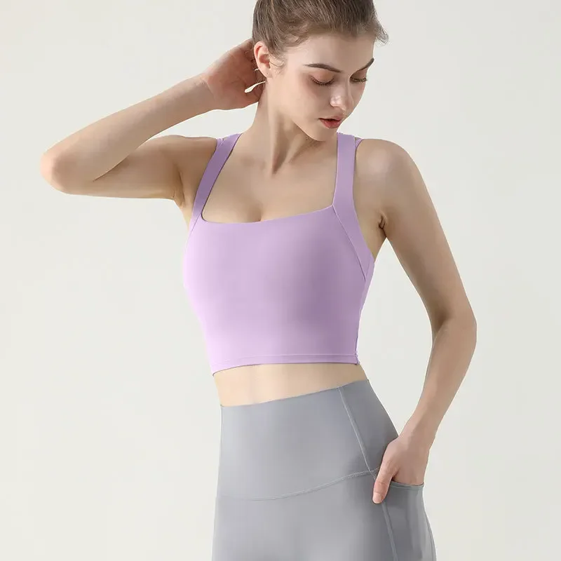 Sports bra women\'s new summer Shockproof Bra  Women Yoga Clothes Cross Back Yoga Bra Crop Top Quick-Drying Workout Fitness Bra