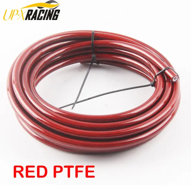 5 m/partia AN3 w oplocie ze stali nierdzewnej Ptfe przewód hamulcowy wąż płynu hydrauliczne precyzyjne przewód hamulcowy etui z PU gaz motocyklowy przewód paliwowy do oleju