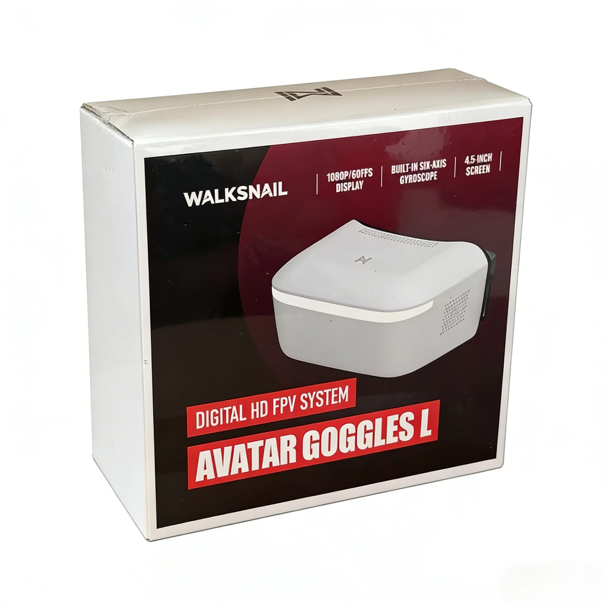 

Walksnail Avatar Goggles L FPV Drone Goggles with Head Tracking - 1080P 60Hz LCD Screen, 9-Axis Gimbal PTZ Control