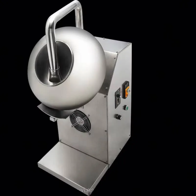 Máquina de recubrimiento de chocolate y azúcar para cacahuetes de alta eficiencia para panadería e industria alimentaria con capacidad de 3-8 kg