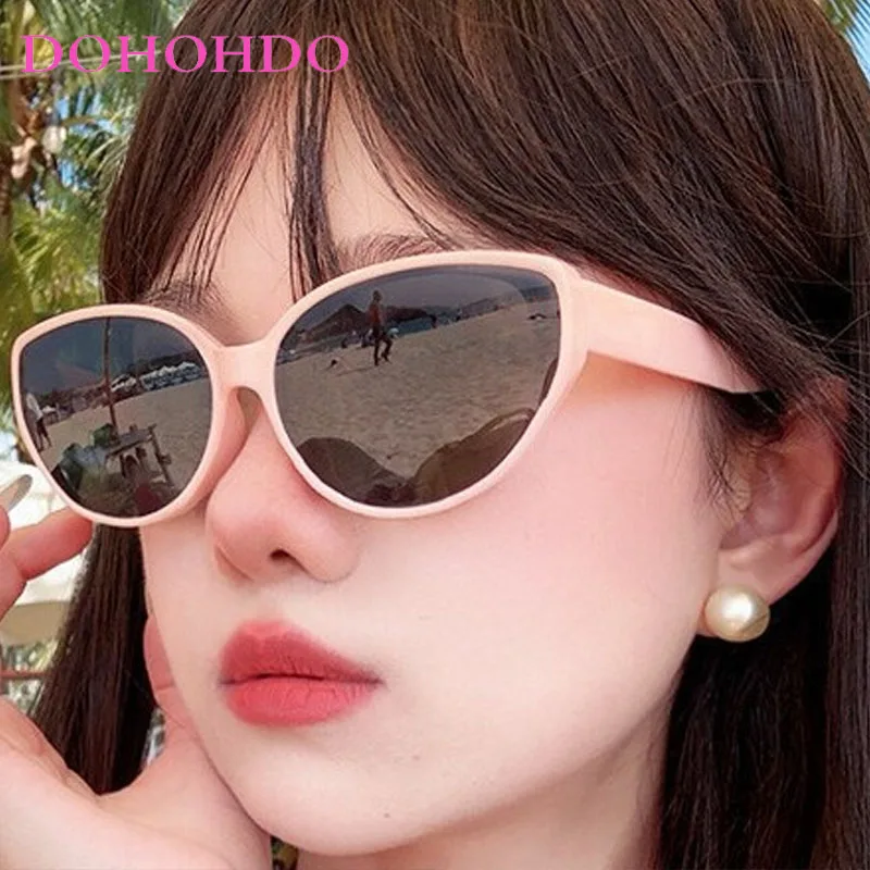 

Vintage Designer Inverted Triangle Cat Eye Women's Sunglasses Brand Big Frame Men Sun Glasses Travel Drive Eyewear UV400 Lentes
