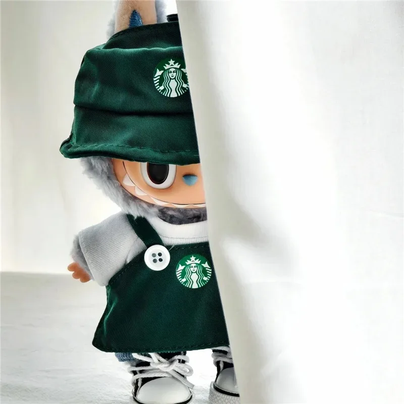 15 17 センチメートルラビュブ人形ファッションドリンクコーヒー作業服衣装服作業コスプレ服靴メガネセットアクセサリー