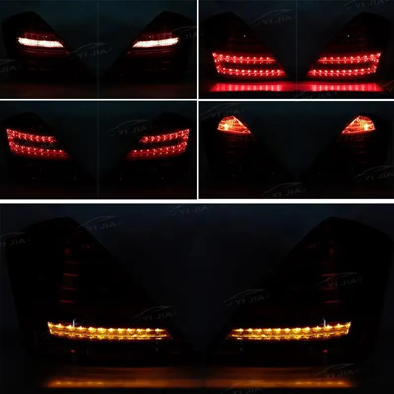 LED Taillight Assembly For Mercedes-Benz W221 S Class 2010 2011 2012 2013 High Quality Brake Lights And Turn Signals