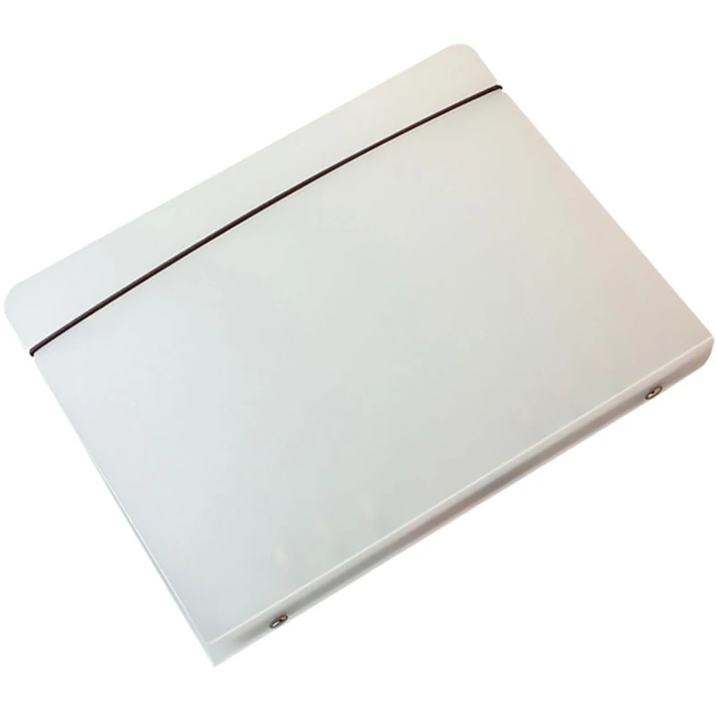 

A5 Plastic Transparent File Folder Round Rings 23.6X18X4Cm Document Organizer Home Office School Use Sheet Protector
