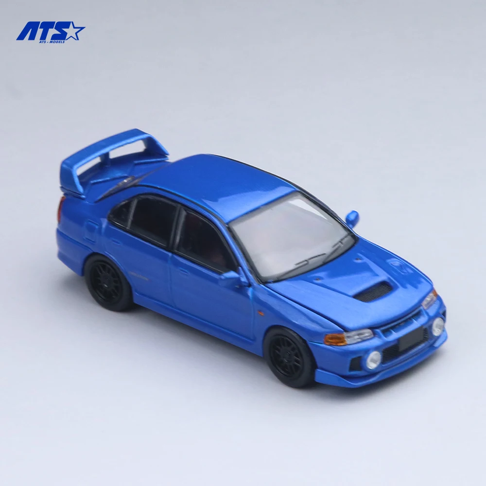*Pre-order*ATS 1:64 Evo 4th Generation - Blue Small-Scale Simulation Alloy Car Model for Collection&Display&Gift