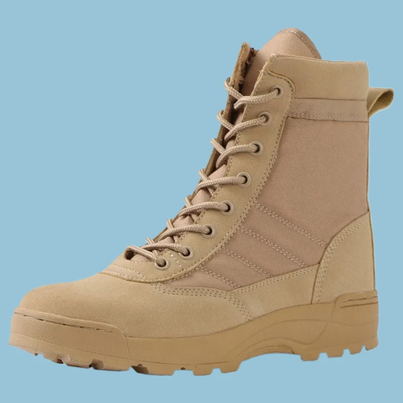 

Men Ankle Boot Unisex Outdoor Hiking Boots Wear-Resistant Work Safety Shoes Hot Sale Men Desert Boots High Quality Anti-Slip