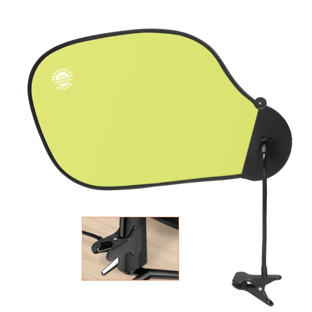 

Регулируемая затеняющая доска для офисного компьютера, защита от ультрафиолета, теплоизоляционный солнцезащитный козырек с зажимом, складной офисный солнцезащитный козырек