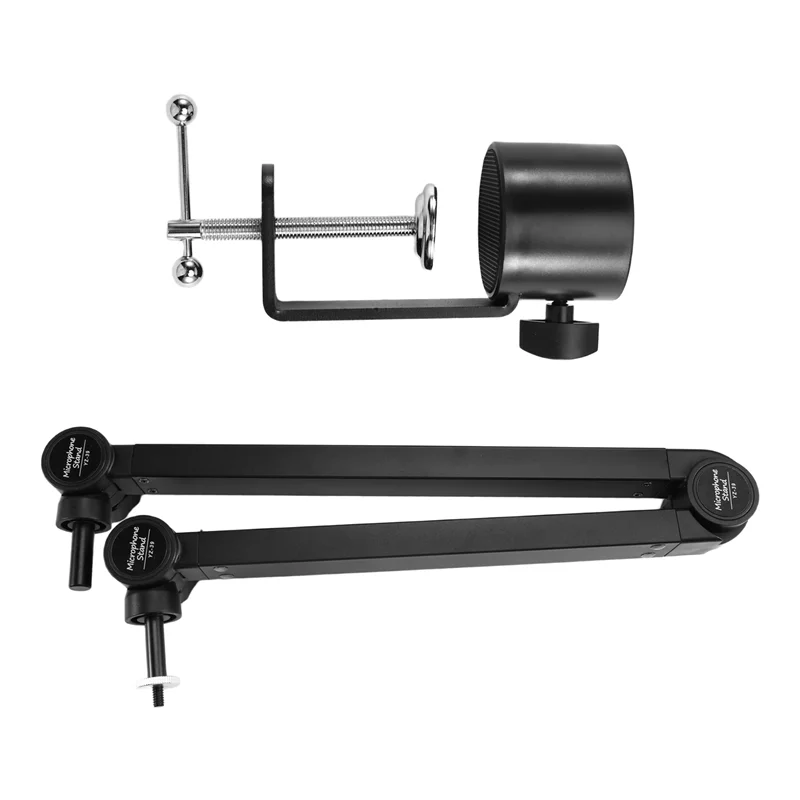 

News Microphone Arm Boom Stand Adjustable Suspension Boom Stand For Studio And Live Performances Microphone Stand