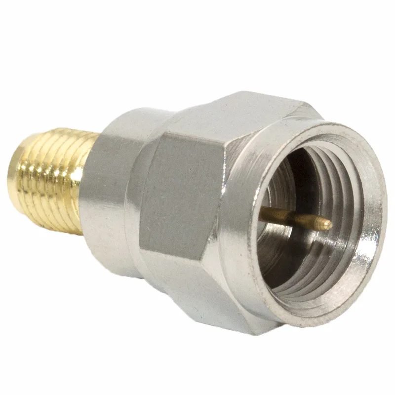 F-Stecker auf SMA-Innengewinde, HF-Koaxial-Koax-Adapter, F-Typ-Anschluss, Konverter für TV-Antennen, Kabel – Detail 4