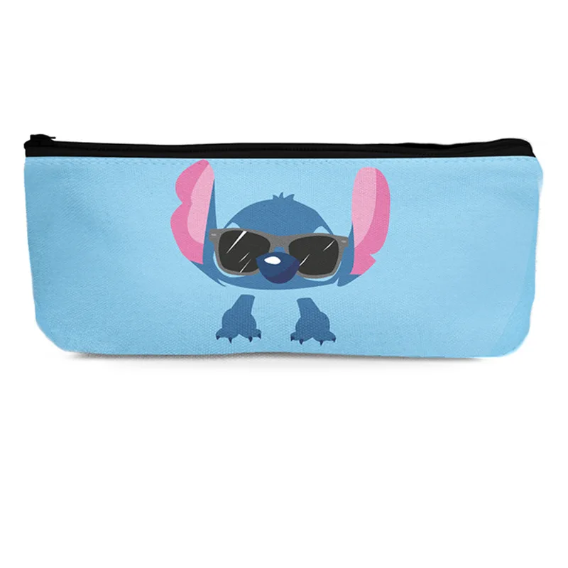 Disney-estuche de lápices de Lilo y Stitch, bolsa Kawaii, artículos de papelería bonitos, suministros escolares, accesorios de Anime, artículos de regalo de fiesta para Chirden