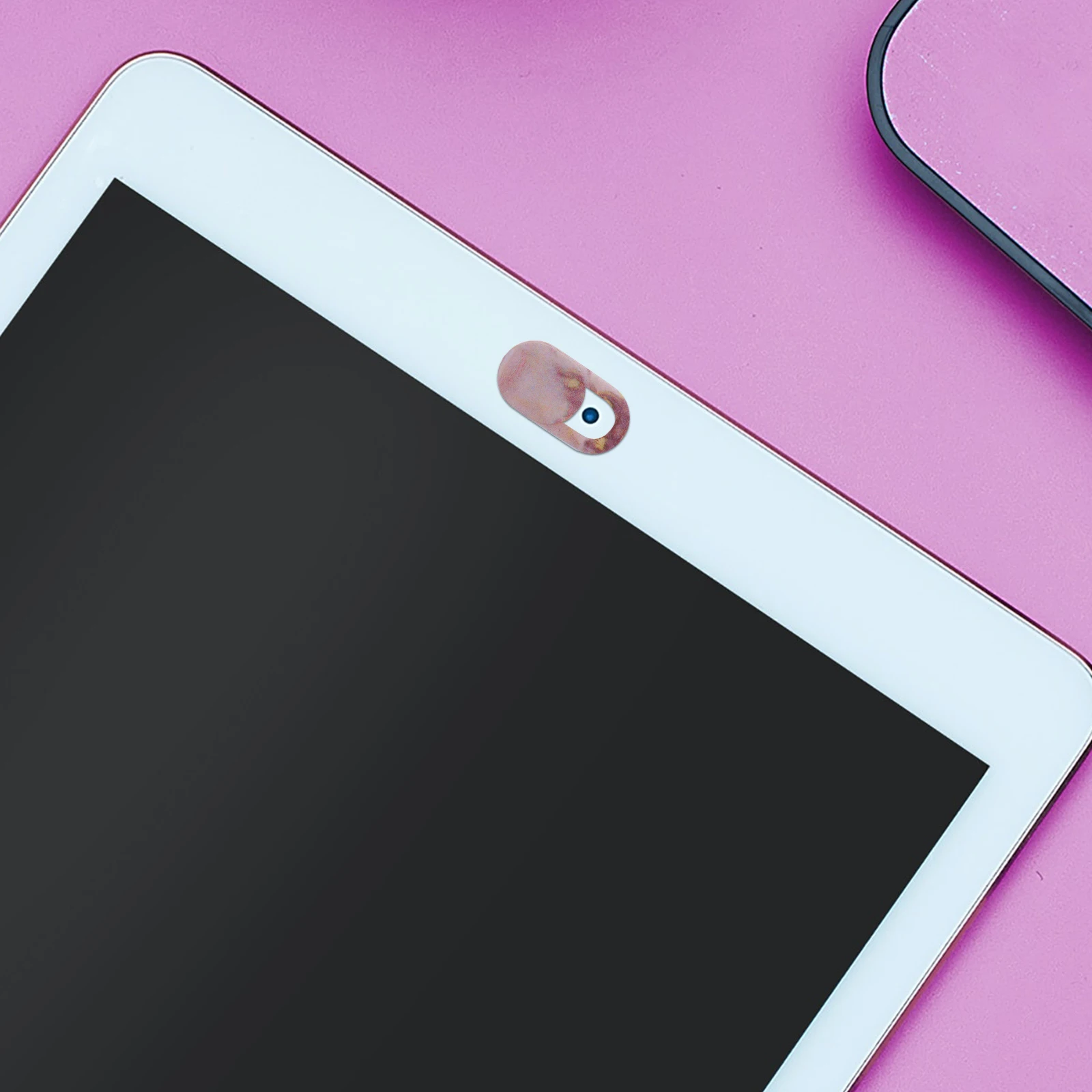 

3pcs Privacy Cover for Laptop Camera Ultra Thin Durable ABS Material Protective Shield Webcam Cell Phone Pink Color