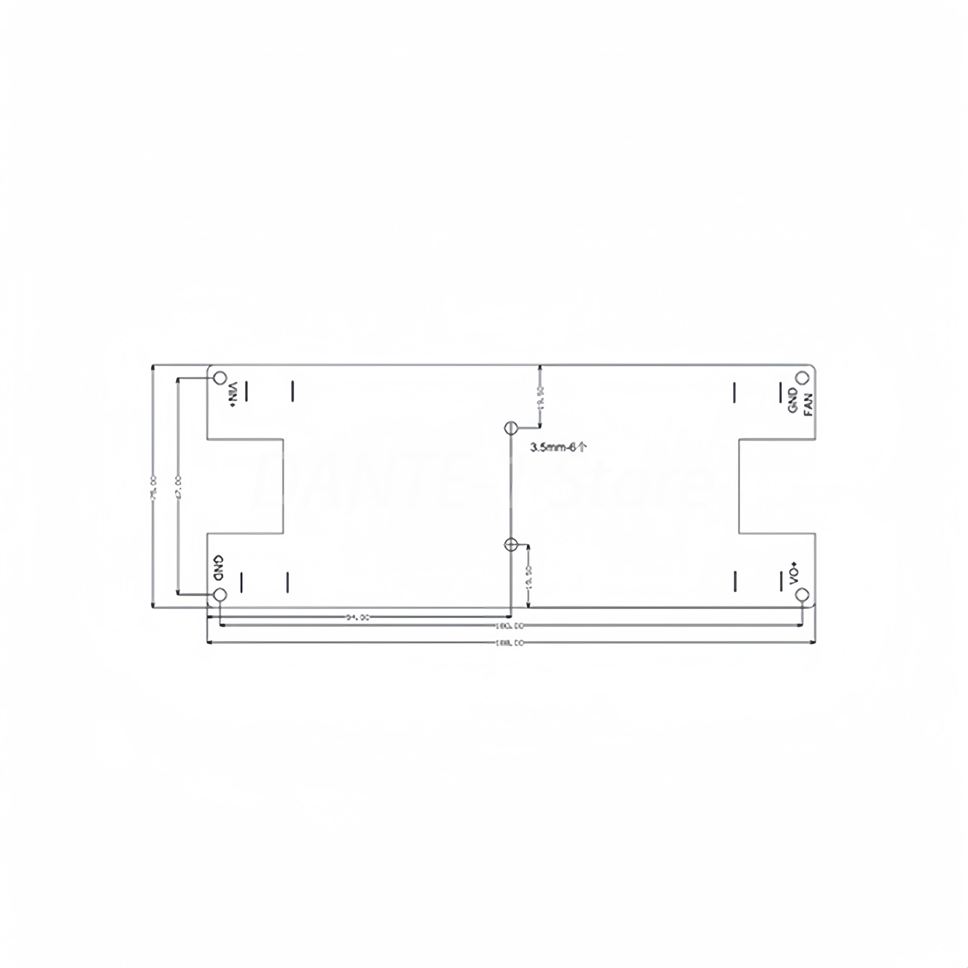 Alimentatore step-up e step-down automatico ad alta potenza da 4000 W, tensione costante regolabile e corrente costante 12-48 V 80 A