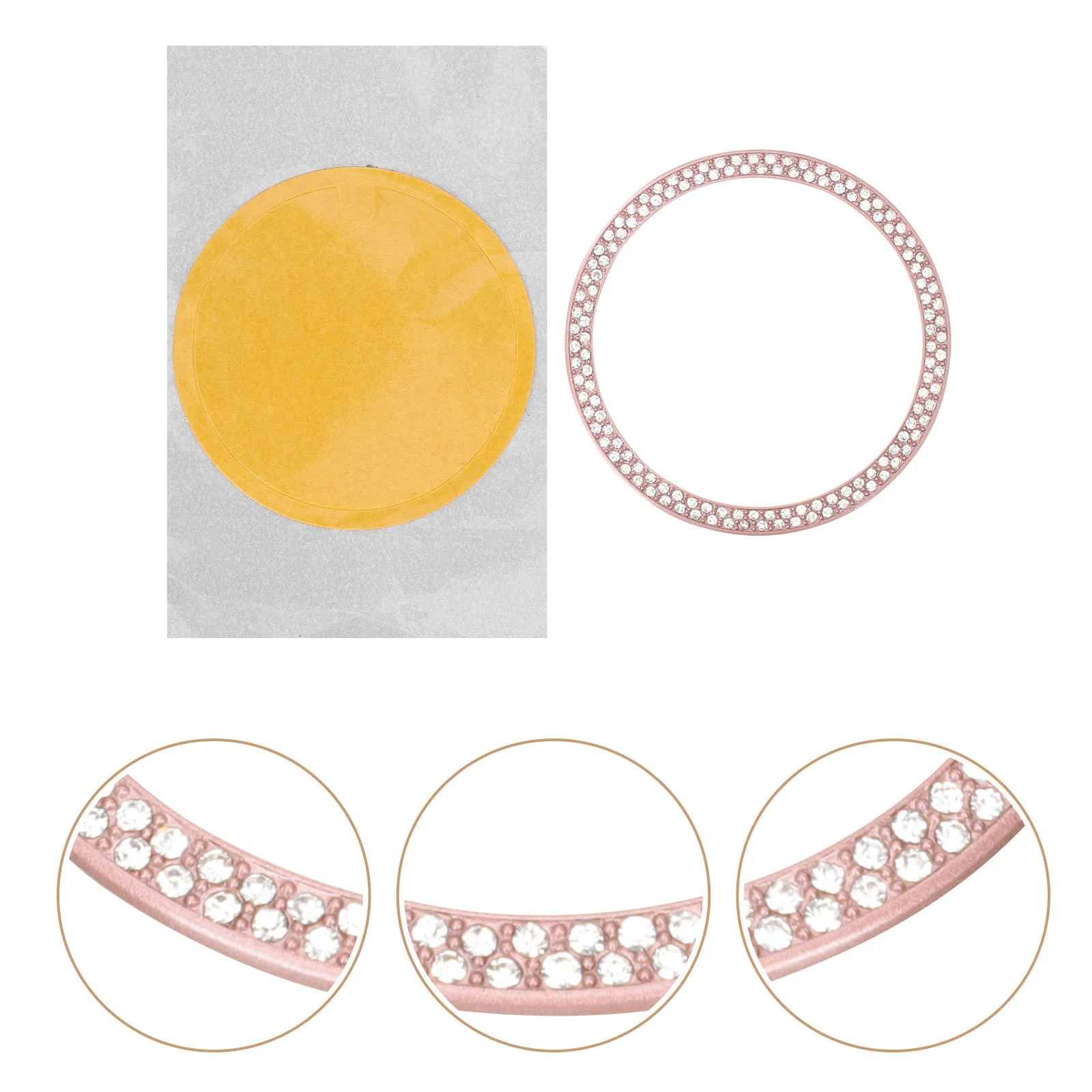 

41Mm Rhinestone Watch Bezel Ring Stainless Steel Bling Sparkly Elegant Luxury Smartwatch Bezel Accessories for 3