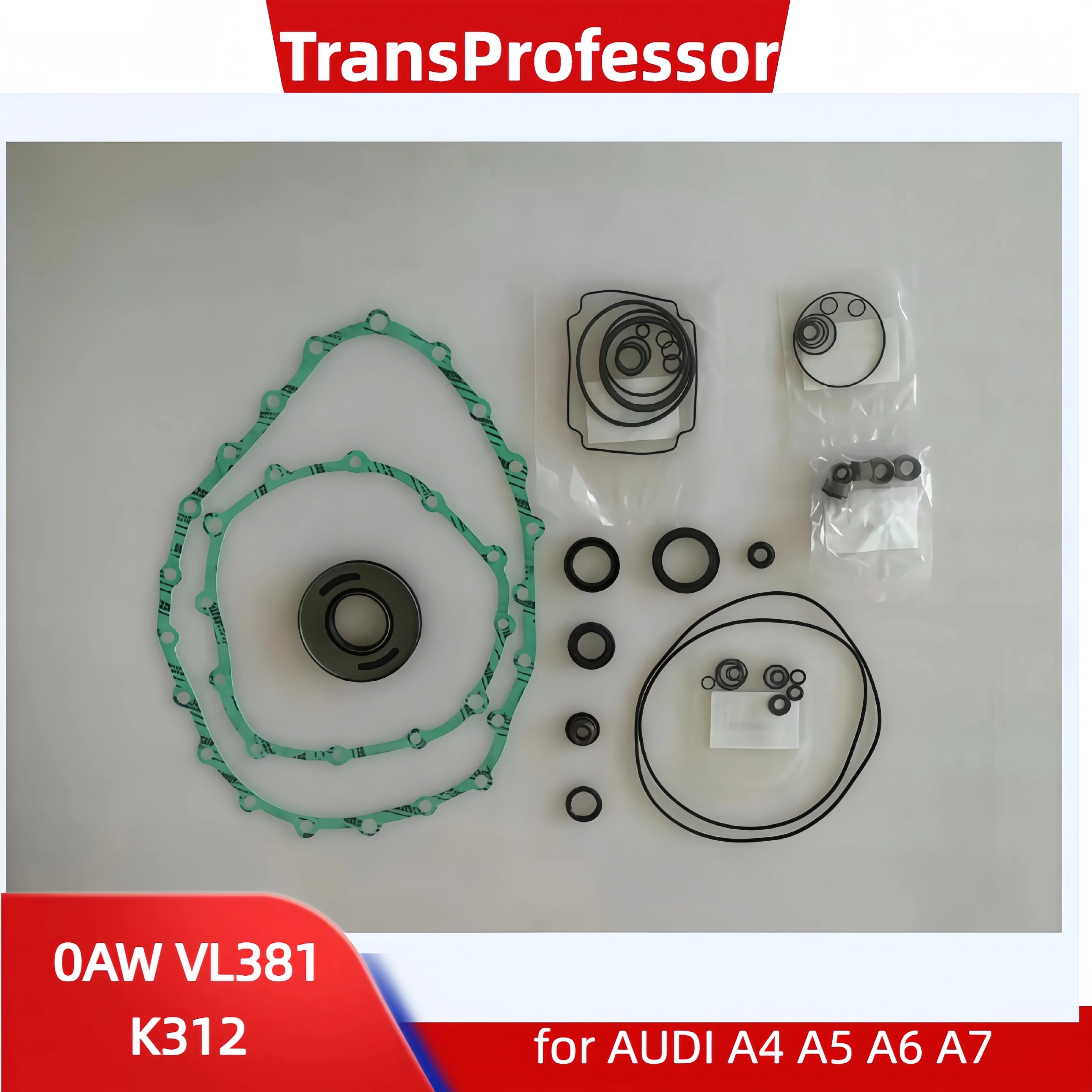 Transprofessor 0AW CVT Transmission Gearbox Rebuild VL381 K312 Repair Overhaul Gaskets Oil Seals Kit For AUDI A4 A5 A6 A7