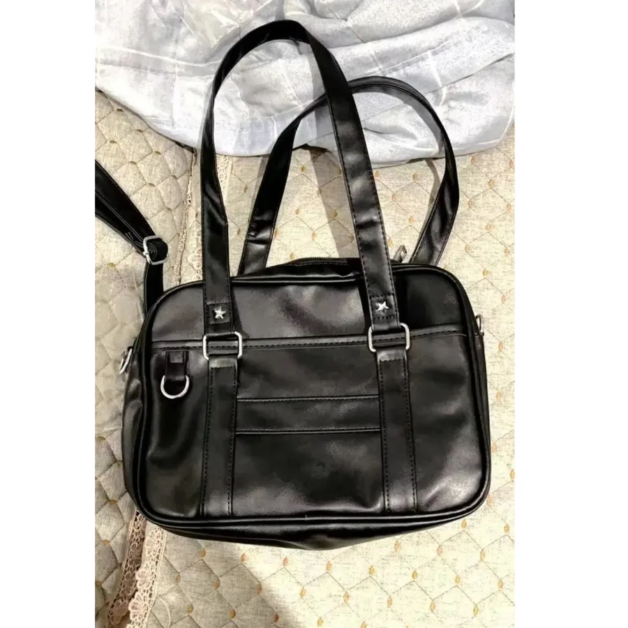 2023 Techwear Harajuku Design Nylon borsa di grande capacità borsa a tracolla Messenger borsa a tracolla donna valigetta Goth Gothic