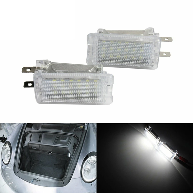 Super Sale 2pcs LED Trunk Compartment Interior Light for Opel Astra E F G H Agila Omega Corsa C Vectra Insignia Convertible