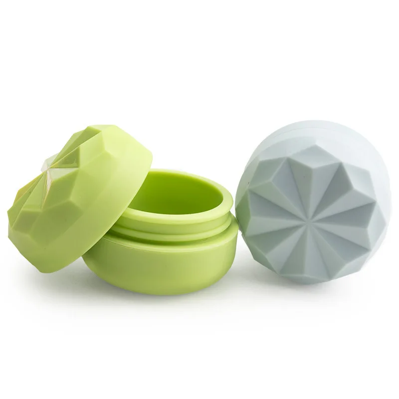 

100pcs Travel Portable Dispenser Cream Jar Organizer Box Silicone Storage Cosmetic Refillable Bottle Empty Container 20ml