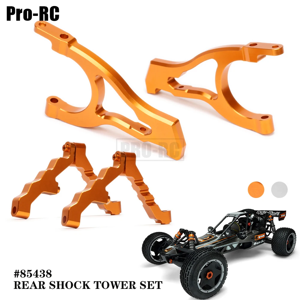 1Set Aluminum Alloy Rear Shock Tower Supports Set #85438 for Rc Car 1/5 HPI Baja 5B 5SC 5T 5R SS 1970 T1000 Km Rovan