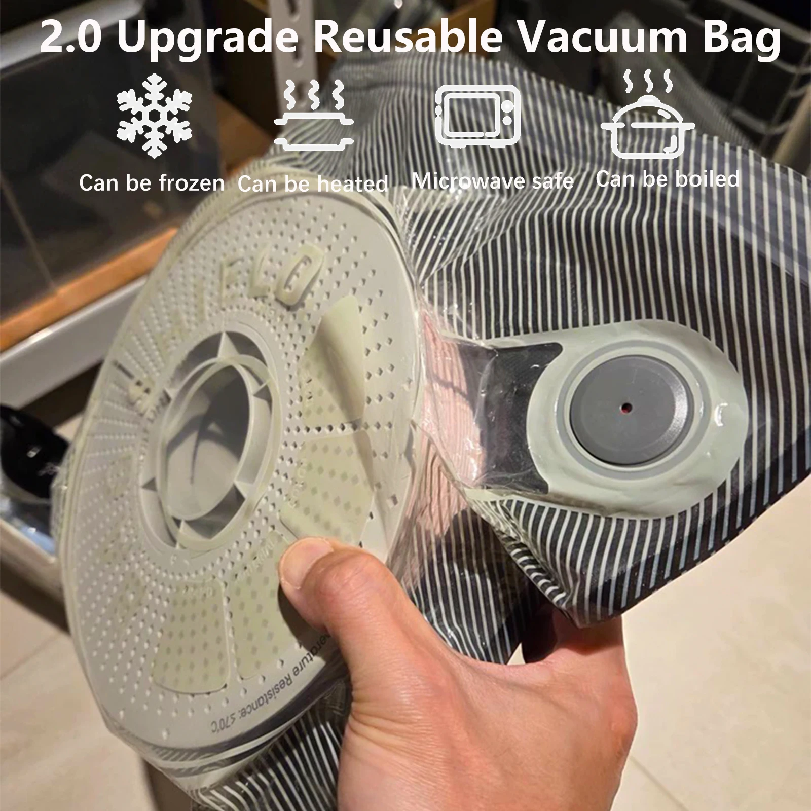 2.0 Upgraded Filament Storage Bag PLA ABS PETG Vacuum Bag Dryer Filament Safekeep Humidity Resistant Strong seal 3D Printer Part