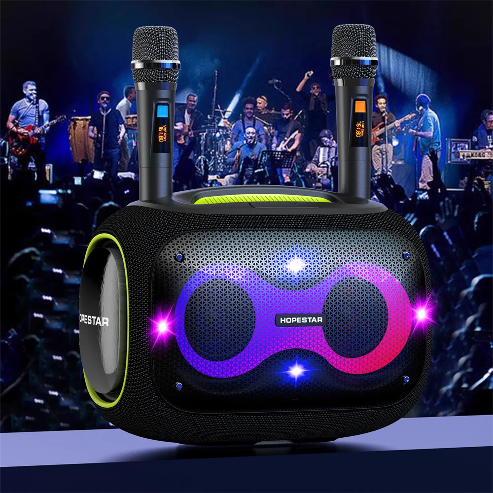 

2025 hot sale HOPESTAR Partybox High Power 120W Wireless Bluetooth Speaker Outdoor Performance Portable Waterproof