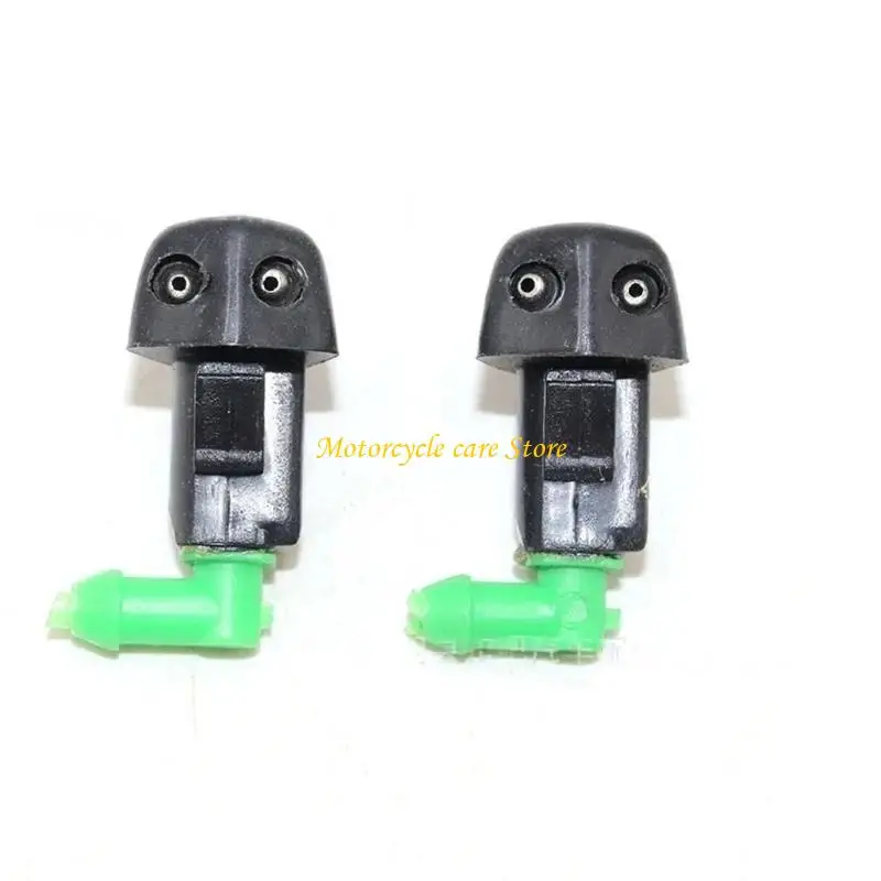 U75F Replacement Accessory Left Right Front Mount Washer Nozzles For 1998-2002 Corrosion Resistant Plastic