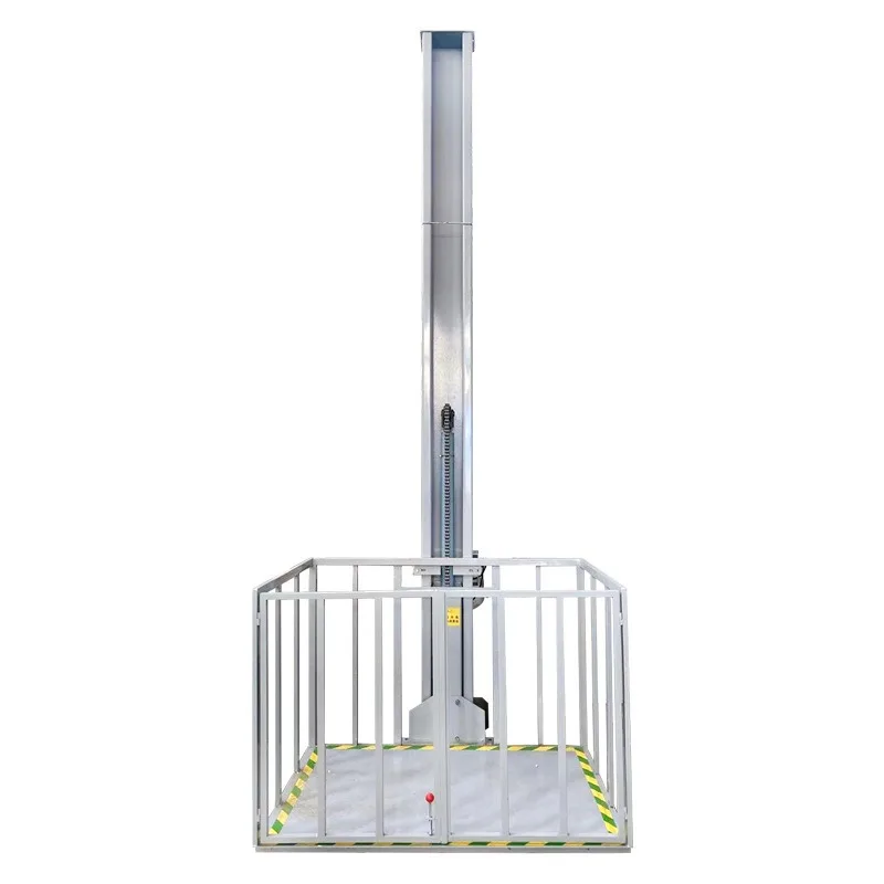 ورشة عمل المستودعات رافعة صغيرة منصة رفع أوتوماتيكية مصعد شحن هيدروليكي للتعامل مع المواد الصناعية