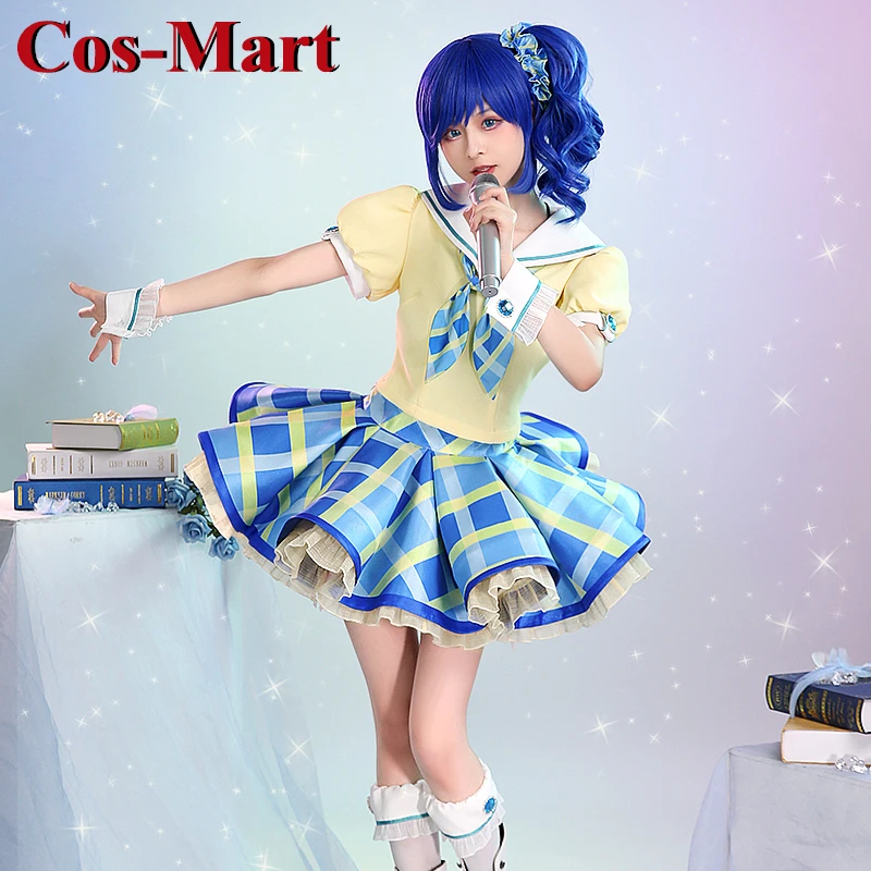 Cos-Mart Anime Aikatsu Kiriya Aoi Cosplay Costume Gorgrous Sweet Formal Dress Activity Party Role Play Clothing