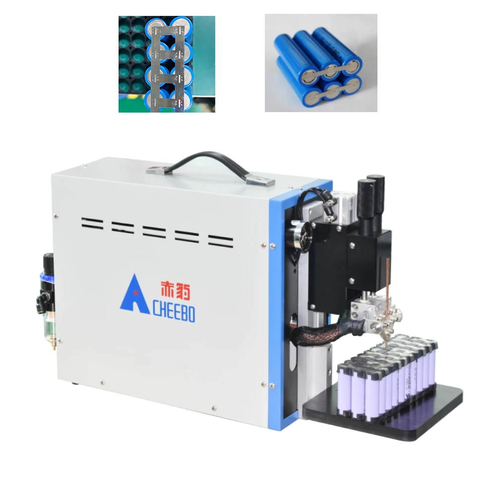 Lithium Battery Multi Pulse Handheld Dual Point Cylindrical Battery Cell Integrated Precision Spot Welding Machine