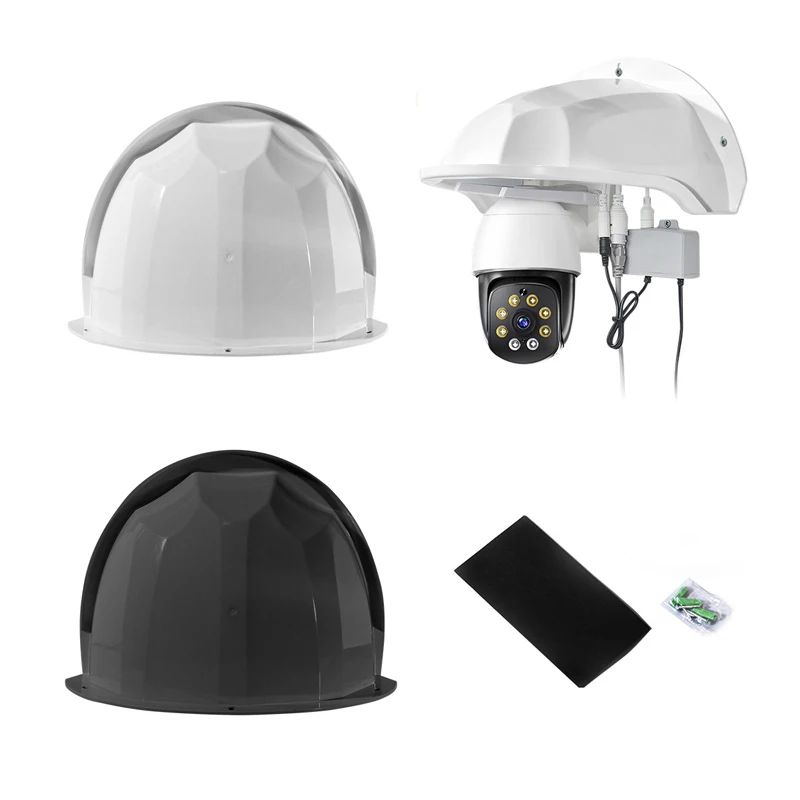 Imagem -05 - Impermeável e Rainproof Security Câmera Protection Case Capas Protetoras Cobertura de Parede Cctv Torre Dome Box 1pc