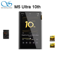 SHANLING M5 Ultra 10th MP3 Player Bluetooth 5.2 Portable Player MP3 Music Player Hi-Res Audio AK4191EQ AK4499EX Chips Walkmen