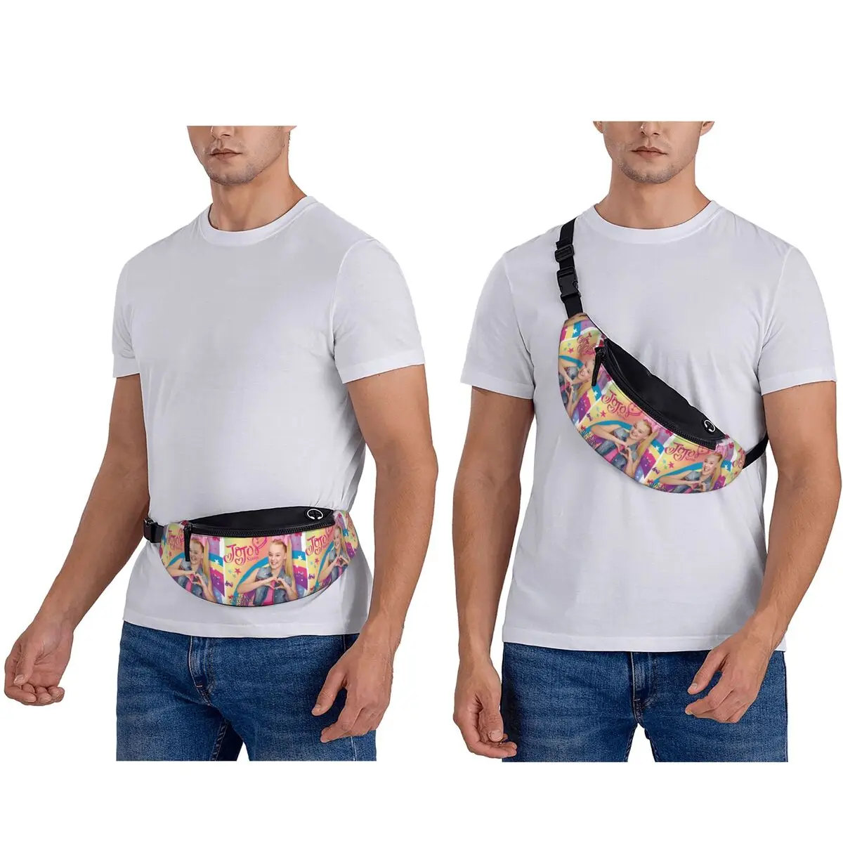 Vintage JoJo Siwa Bootleg Singer Karma Album Waist Bag for Women Men Crossbody Fanny Pack Running Phone Money Pouch