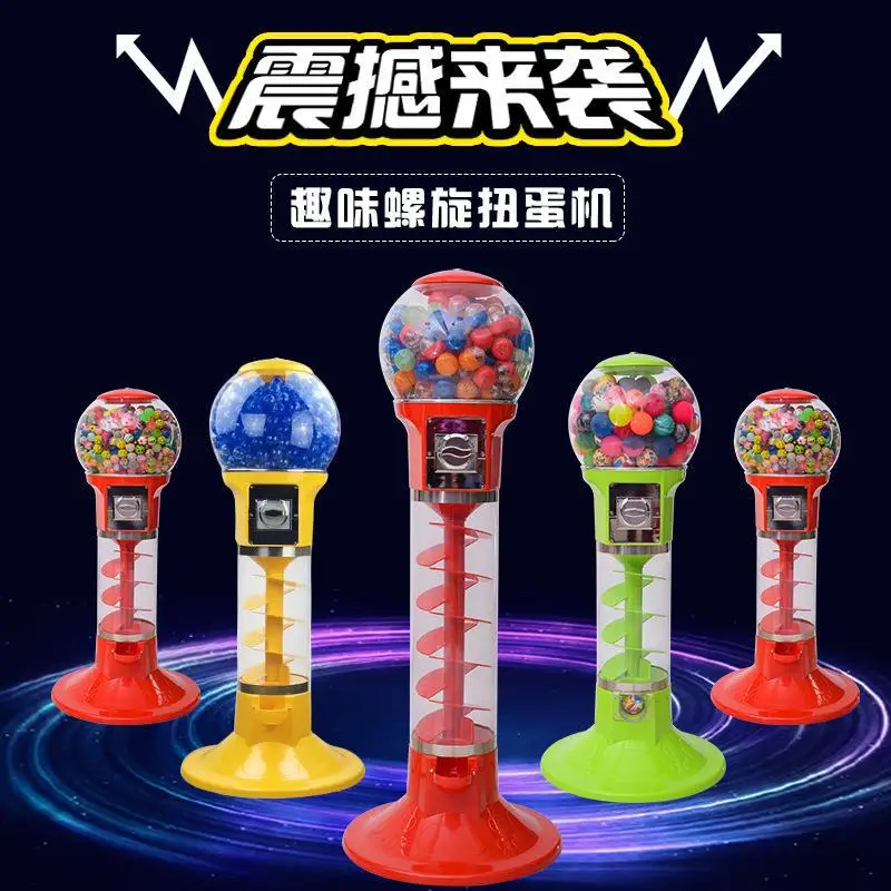 Spiral Gacha Machine Candy Gacha Machine Bouncy Ball Machine 1 Binary Bouncy Ball