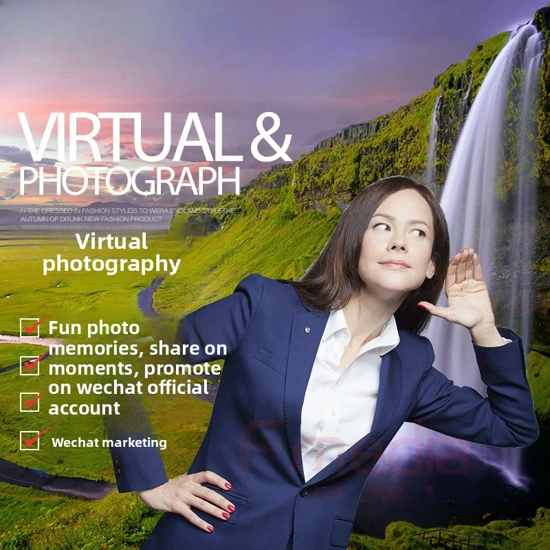Somatosensory virtual camera software, virtual camera system, somatosensory camera, somatosensory camera somatosensory cutout