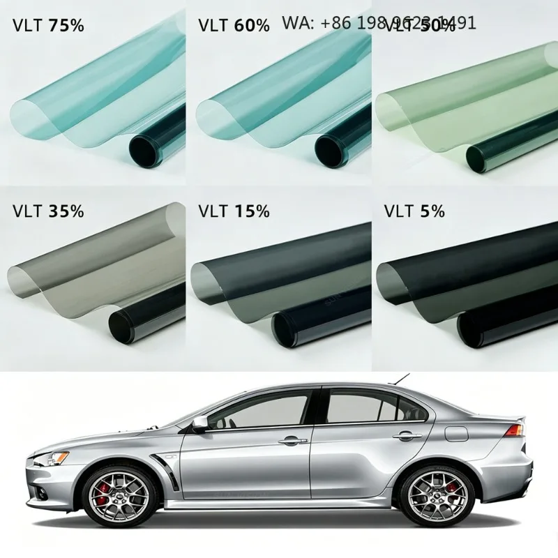 Professional Car Window Tint Film High Heat Insulation 99% UV Proof HD Clarity Privacy Wholesale izable Pack