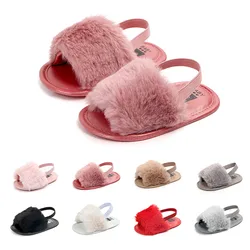 summer Newborn Baby Girl Soft Sole Crib Shoes Baby Girl Sandals Toddler Infant Sandals Baby Shoes 0-18 Months 8 Colors