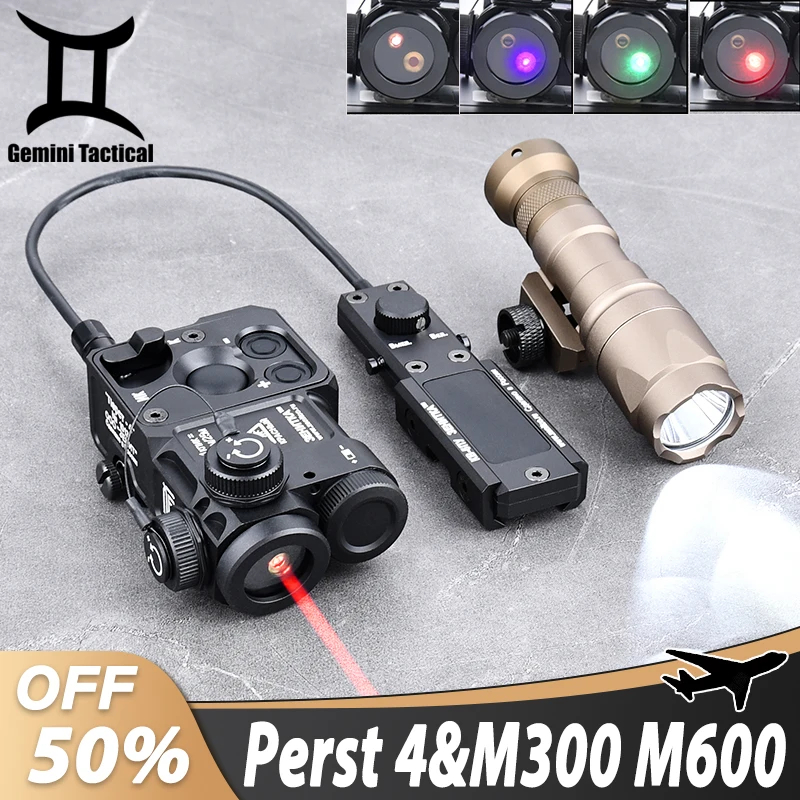

Tactical Zenitco Metal PERST 4 Perst-4 Red Green Blue Dot IR Aiming IR Laser GEN Gun SF M300 M600 Hunting Weapon Light 20MM Rail