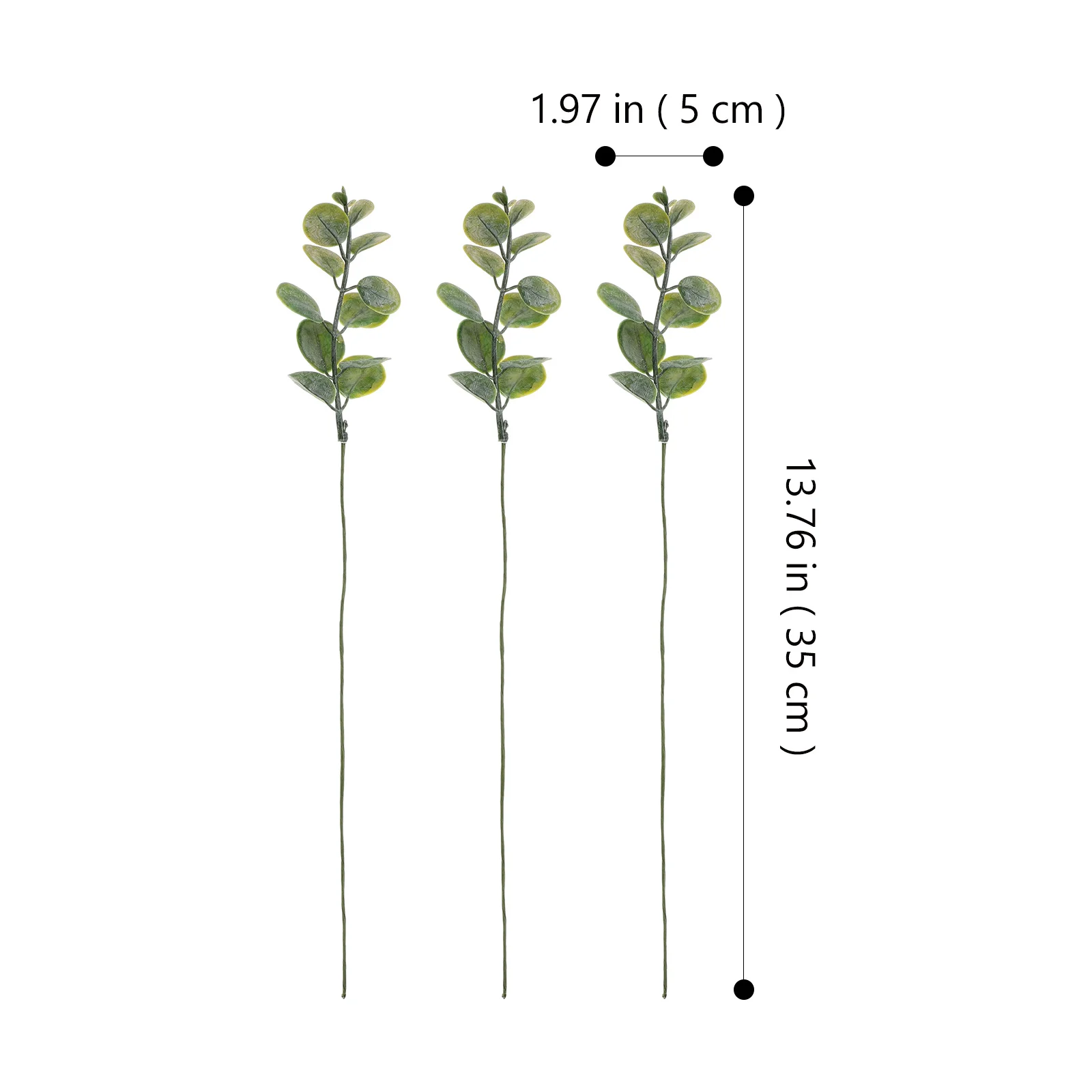 

10Pcs Artificial Eucalyptus Leaf Stems Vivid Faux Eucalyptus Picks Wedding Centerpiece Party Decoration Fake Plant Ornaments