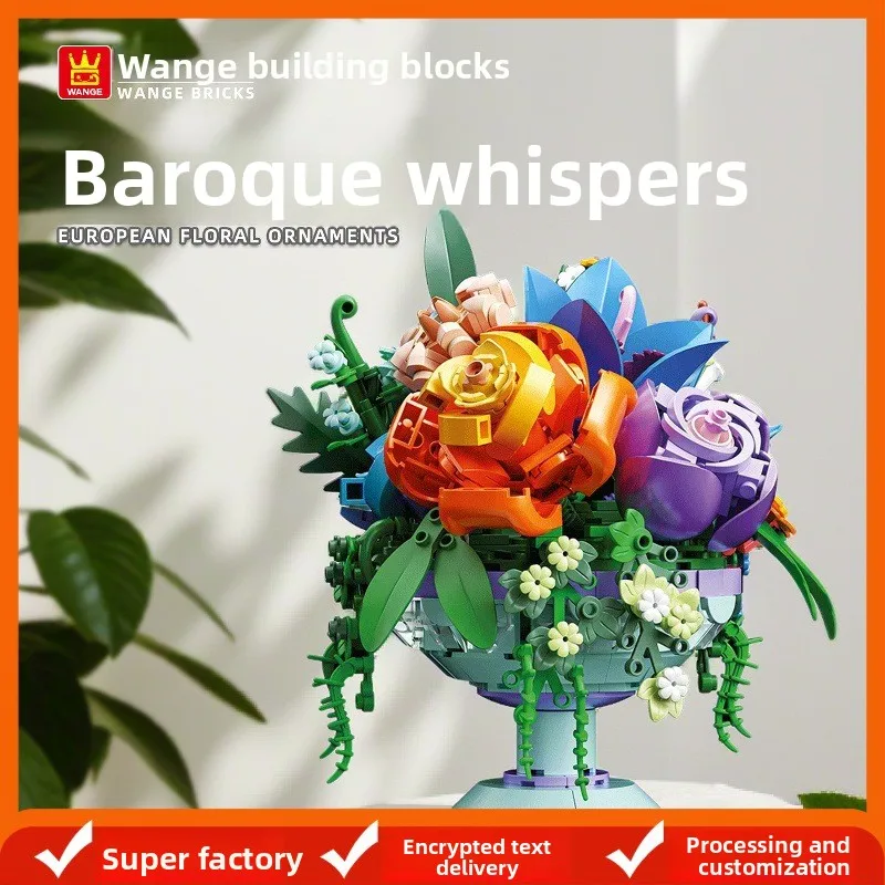 

Деревянные мини-кирпичики «Барочный шепот» | Набор 3D-конструкторов | Декор для дома своими руками в горшках | Развивающая игрушка для детей и взрослых, совместимая с другими моделями