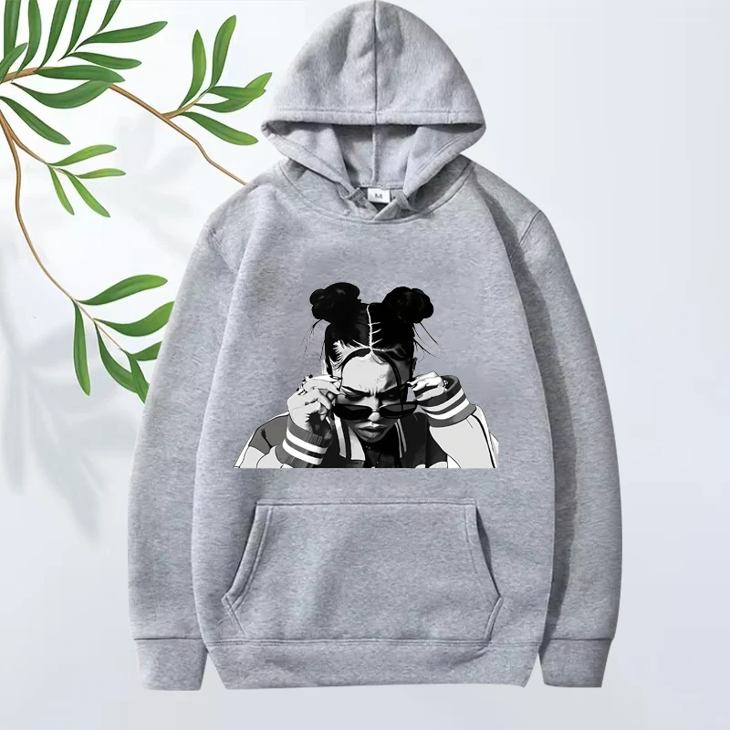 Nina Chuba fashion classic graphic hoodie 2025 men women funny vintage Long sleeve Sweatshirt with print oversized hoodie unisex