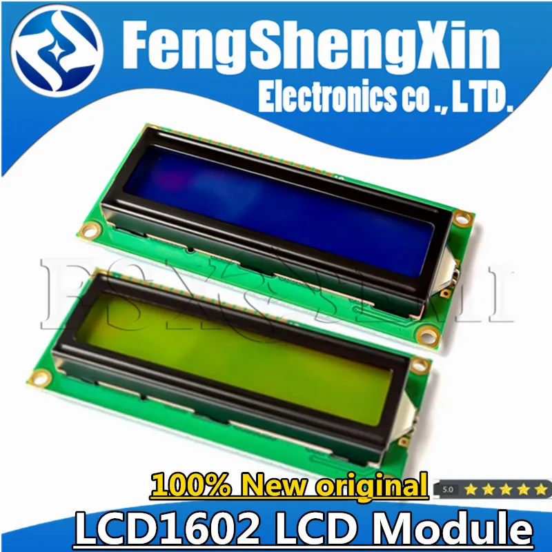 LCD1602 1602 LCD Module Blue / Yellow Green Screen 16x2 Character LCD Display PCF8574T PCF8574 IIC I2C Interface 5V for arduino