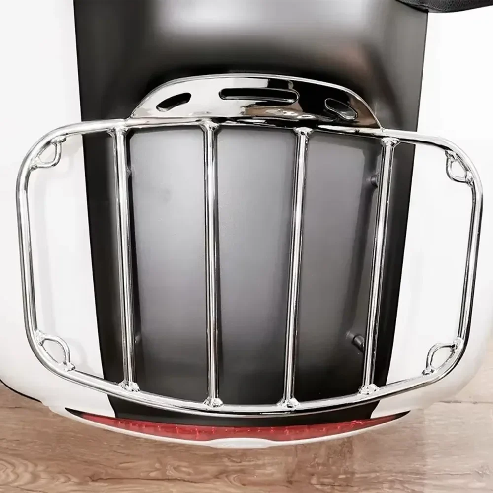 For indian Roadmaster Roadmaster EIite Roadmaster Dark Harse 14-23 Black chrome Luggage rack trunk