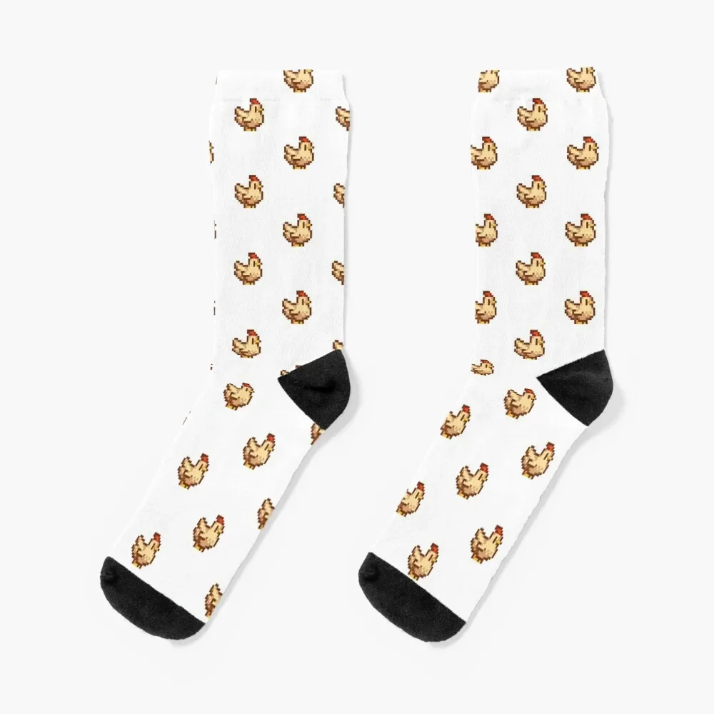 

Stardew Valley Chicken Socks cycling Soccer Socks For Men Women's