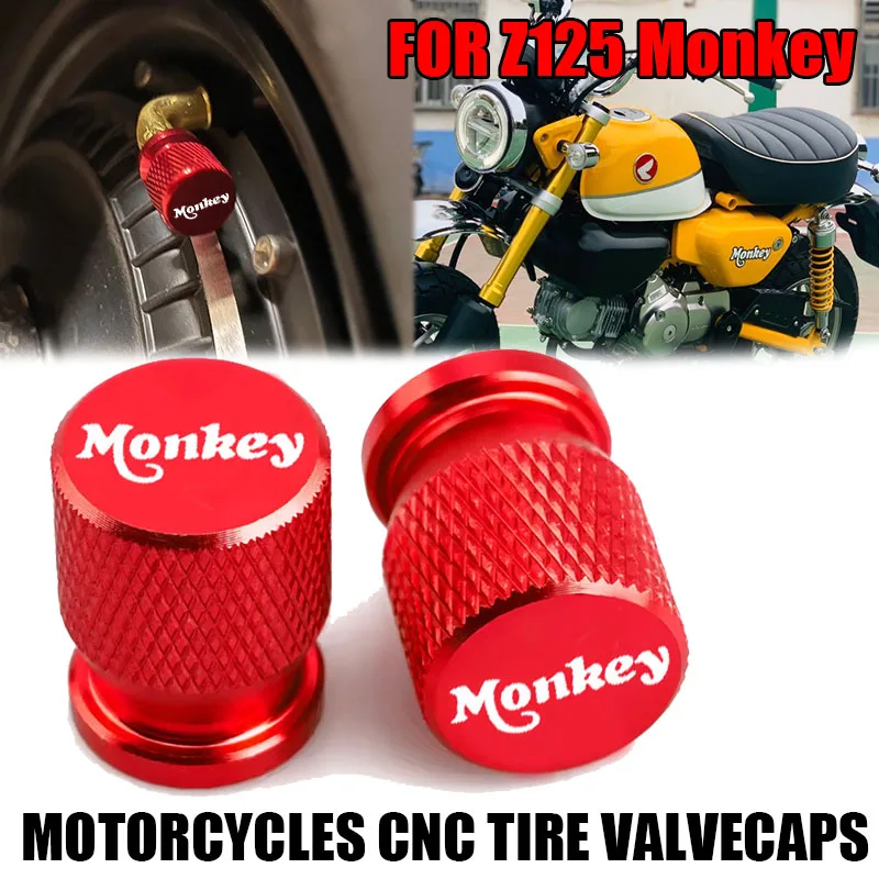 

2 PCS For Z125 Monkey Z 125 Z-125 2018-2025 Motorcycle Accessories Universal Dustproof Airtight Wheel Tire Air Valve Cap Covers