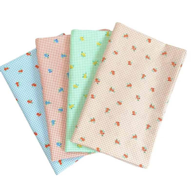140x50cm Soft 60s Cotton Fabric with Digital Printing, Perfect for Making Children's Women's Clothing, Dresses Sewing Cloth