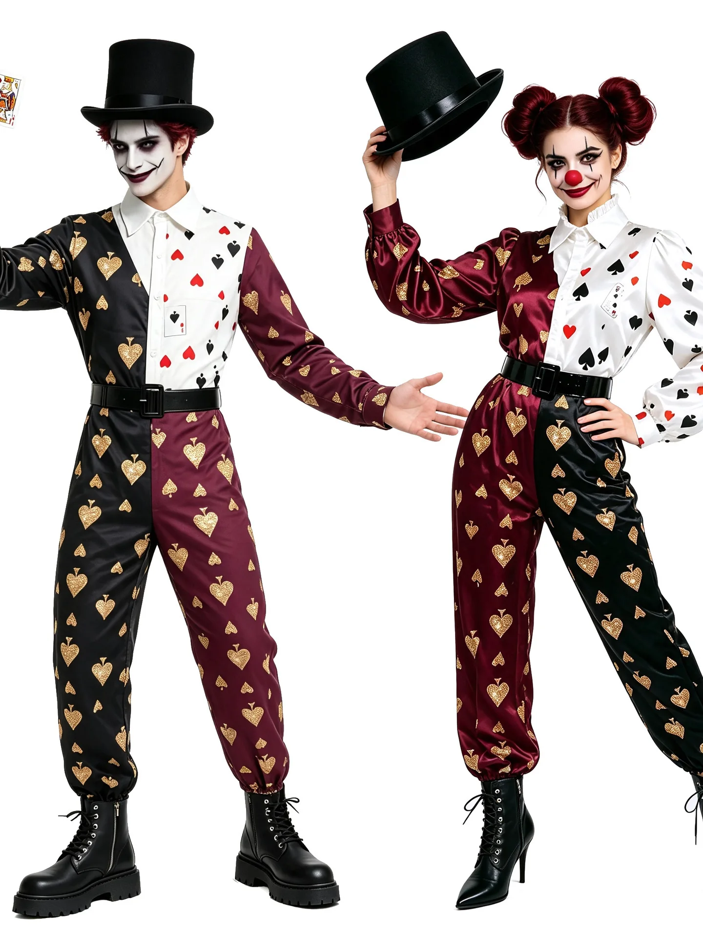 halloween-dark-circus-clown-performance-suit-poker-patterned-onesie-carnival-masquerade-ball-costume-women's-ethnic-stage-cos