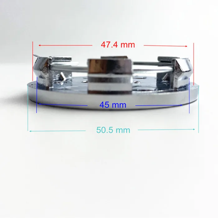 Cubierta de repuesto para llantas de coche, 4 piezas, 50mm, 45mm, a prueba de polvo