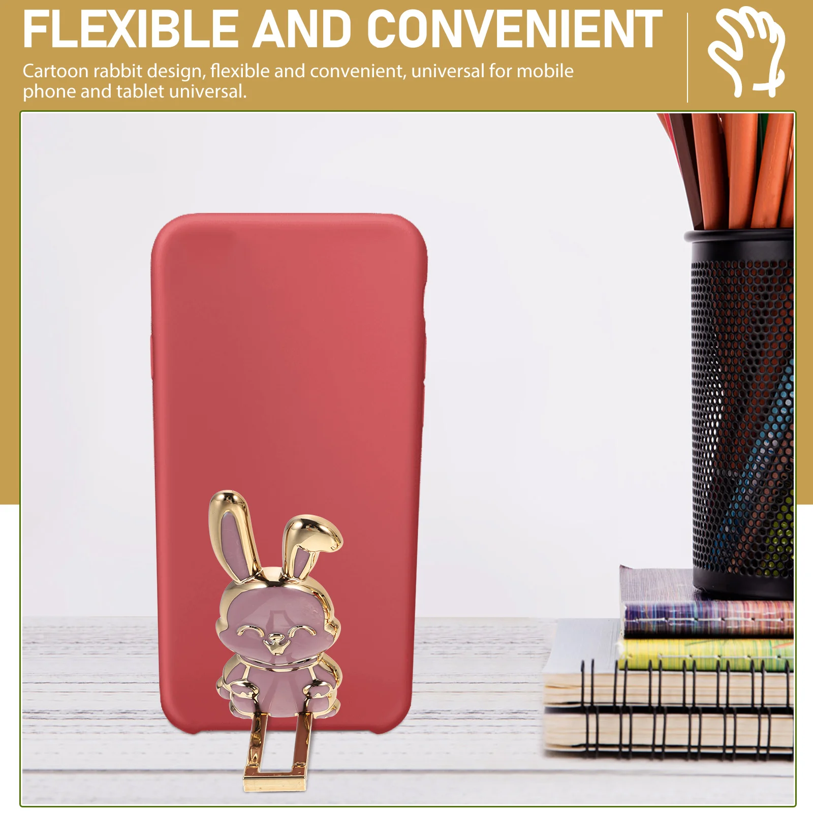 Smart Phone Rabbit Holder Mobile Desktop Rack Folding Smartphone Support Telephone