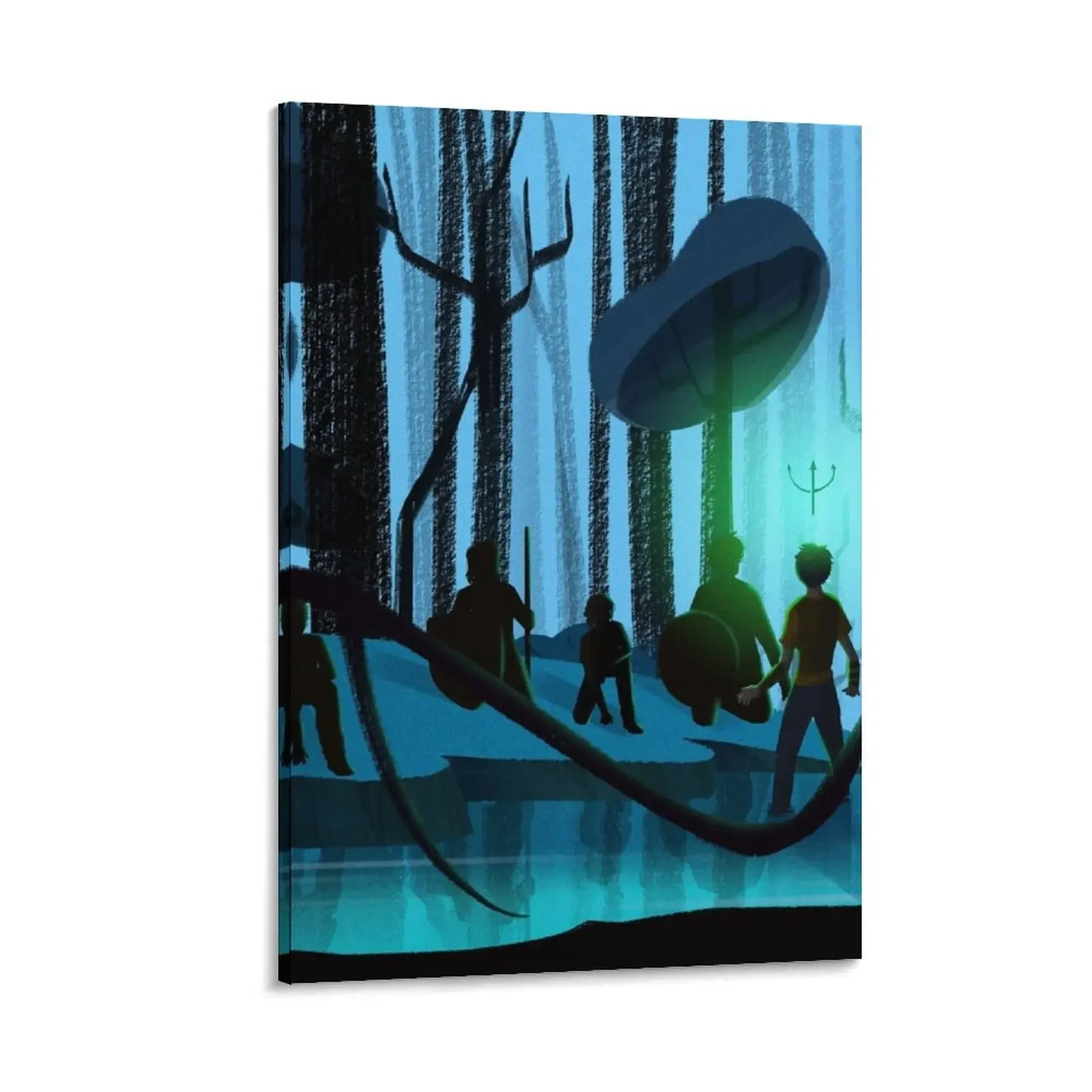 

Son of the Sea God Canvas Painting room decorations aesthetic Wall decoration frame